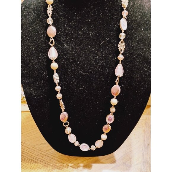 Unbranded Vintage beaded necklace 26"    J-3 - Picture 1 of 11